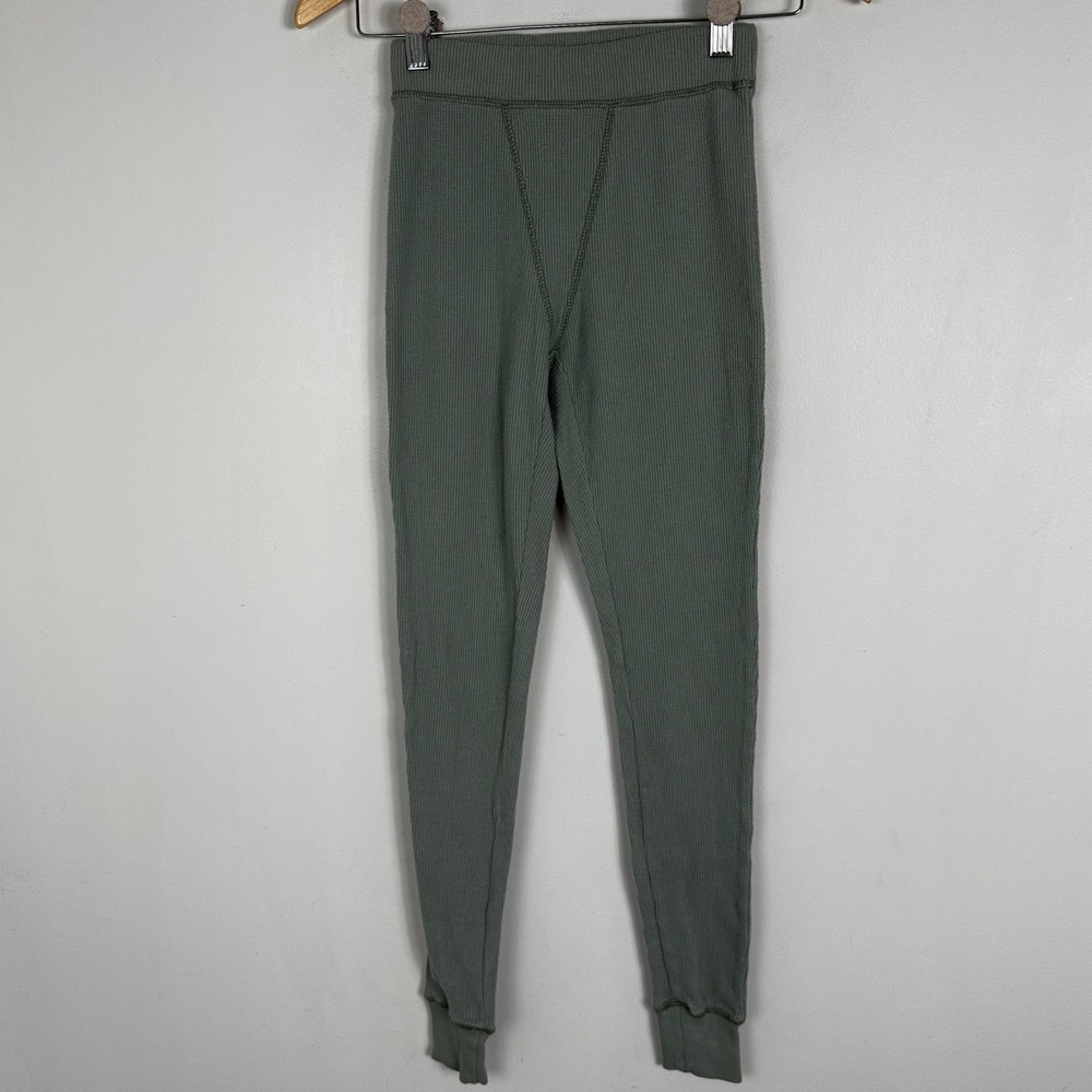 Skims Sage Green Loungewear Pants Womens Size‎ XS Relaxation Casual Cozy Thermal